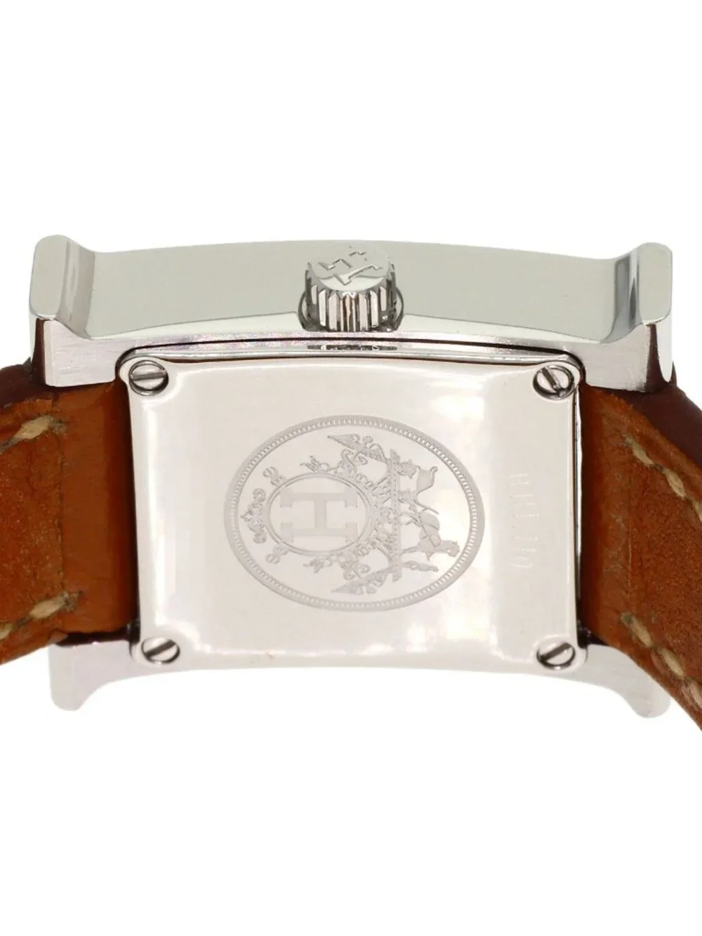 Hermes H Watch Mini SS Leather